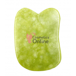 Piatra de jad natural pentru masaj facial sau corporal Gua Sha Cod JD019